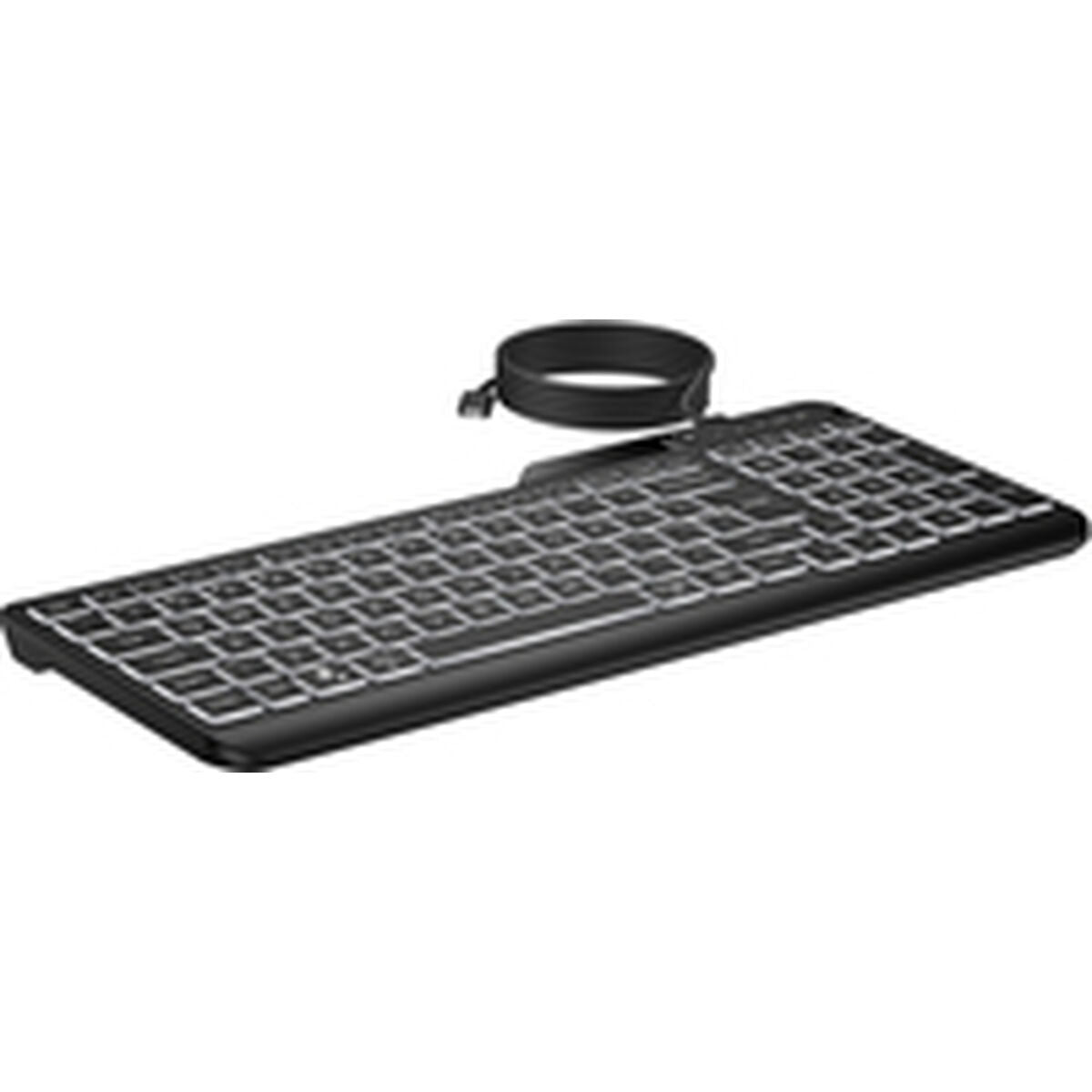 Keyboard and Mouse HP 7N7C1AA Black Qwerty US Spanish Qwerty