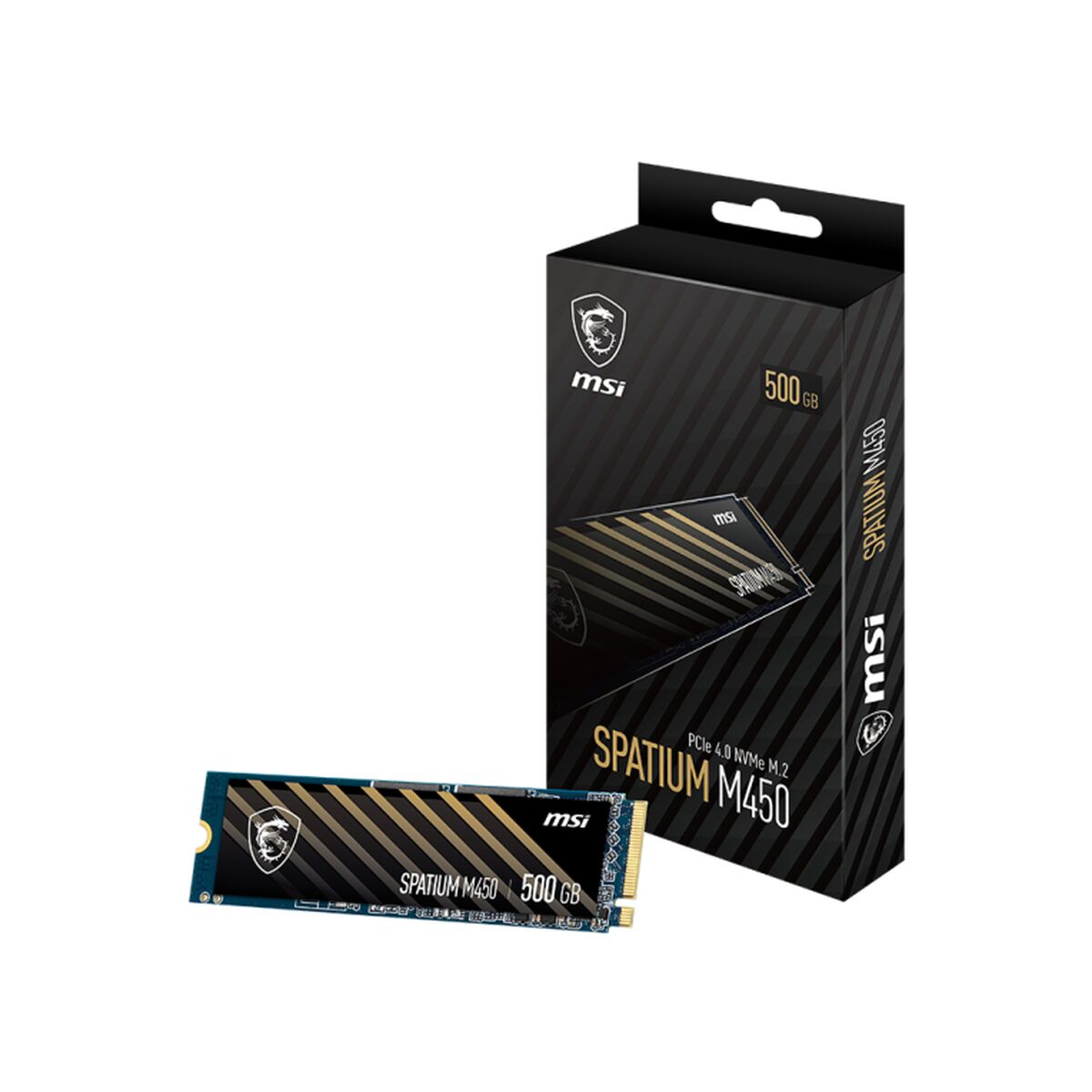 Hard Drive MSI SPATIUM M450 PCIe 4.0 NVMe M.2 500GB 500 GB SSD