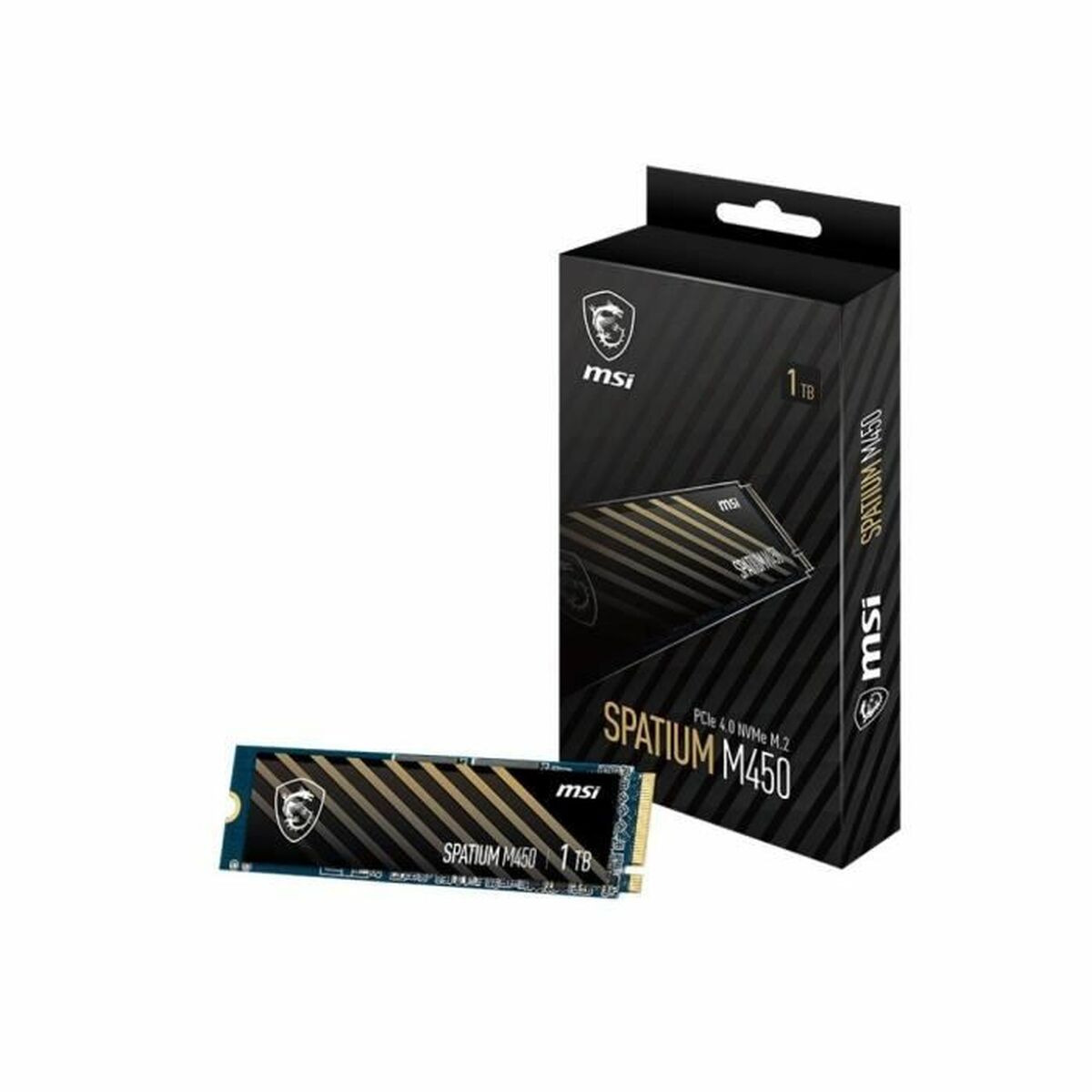 Hard Drive MSI SPATIUM M450 PCIe 4.0 NVMe M.2 500GB 500 GB SSD