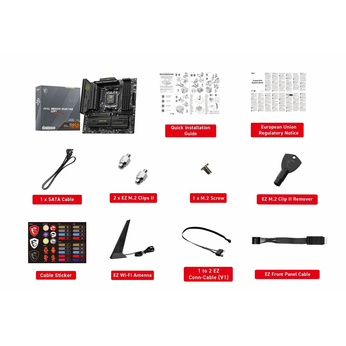 Motherboard MSI MAG B850M MORTAR WIFI AMD AM5