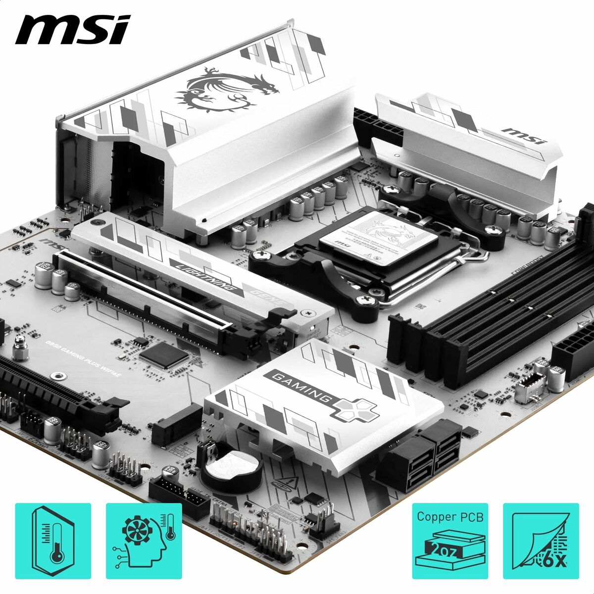 Motherboard MSI B850 GAMING PLUS WIFI6E AMD AM5