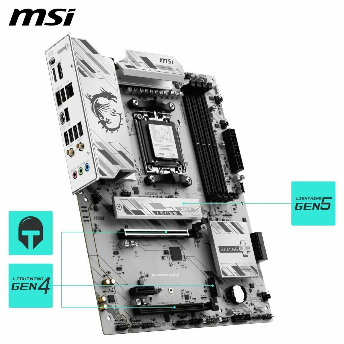 Motherboard MSI B850 GAMING PLUS WIFI6E AMD AM5
