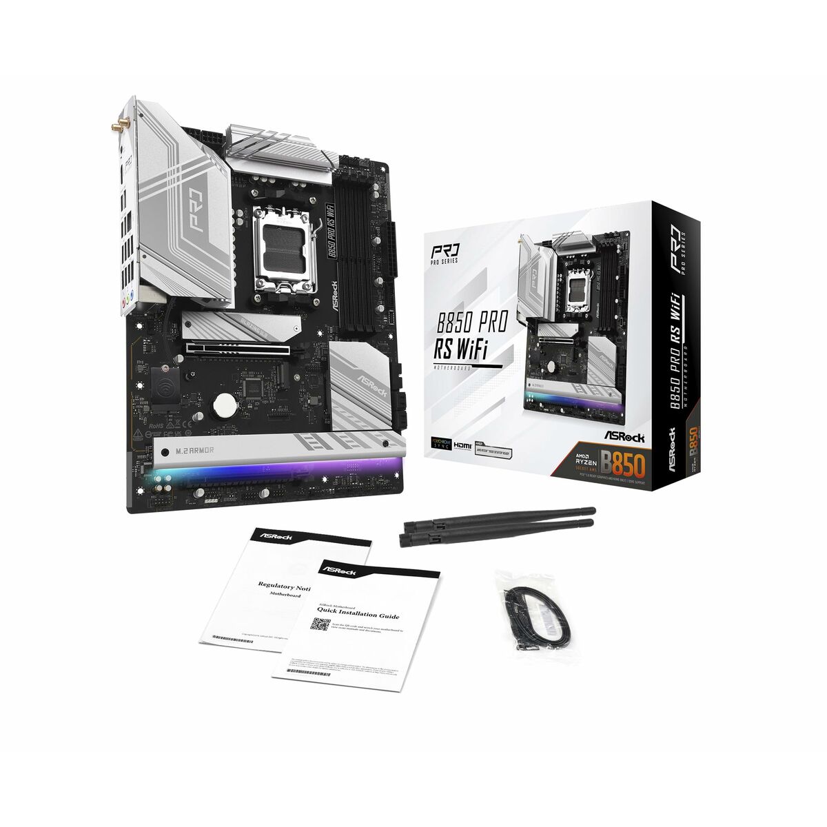 Motherboard ASRock B850 Pro RS WiFi AMD B850 LGA 1151 AMD AM5