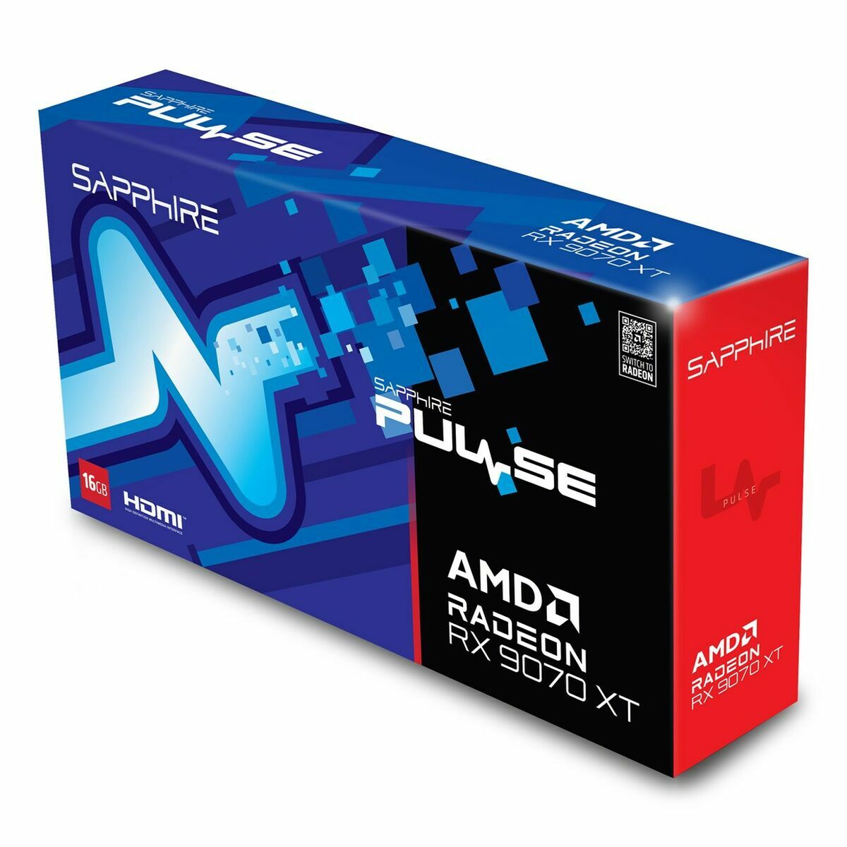 Graphics card Sapphire 11348-03-20G radeon rx 9070 xt 16 GB GDDR6