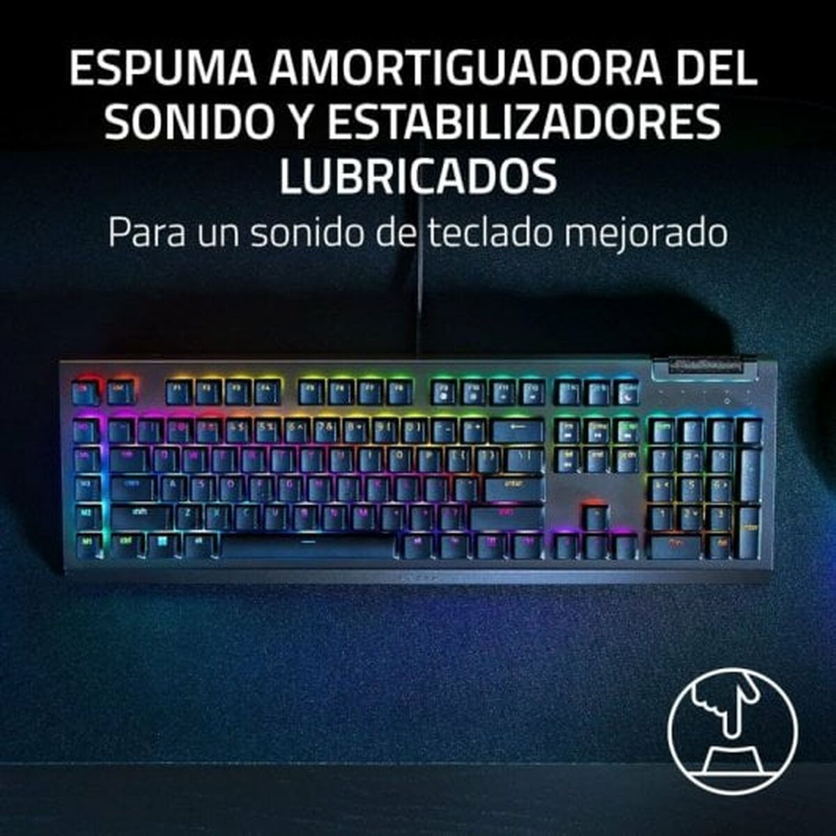 Keyboard Razer BlackWidow V4 X Yellow Switch Black