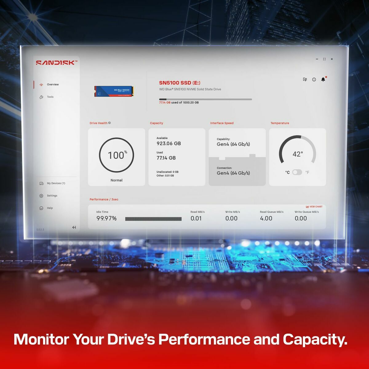 Hard Drive Western Digital WDS100T5B0E 1 TB SSD