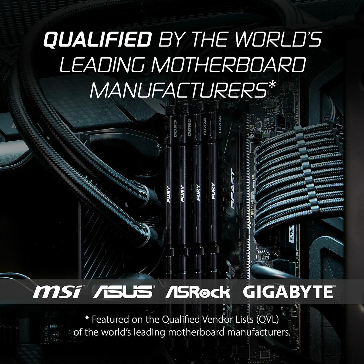 RAM Memory Kingston Beast 64 GB DDR5 SDRAM DDR5 5600 MHz