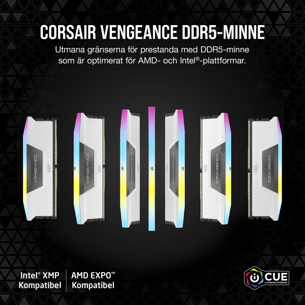 RAM Memory Corsair CMH32GX5M2B6400Z32W DDR5