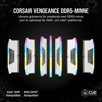 RAM Memory Corsair CMH32GX5M2B6400Z32W DDR5