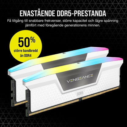 RAM Memory Corsair CMH32GX5M2B6400Z32W DDR5