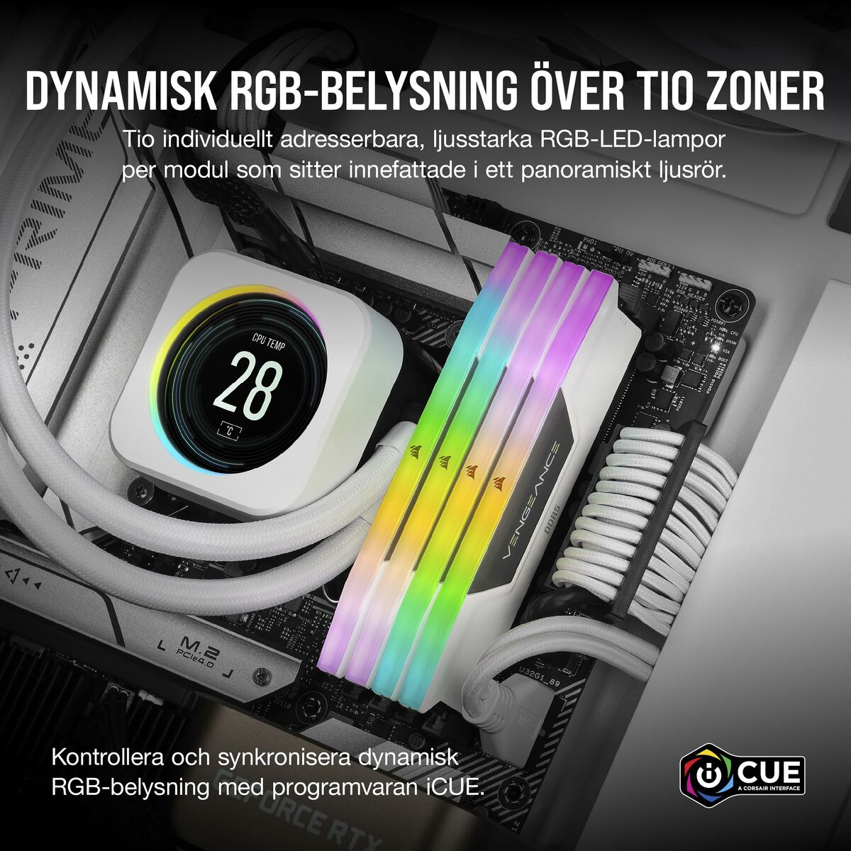 RAM Memory Corsair CMH32GX5M2B6400Z32W DDR5