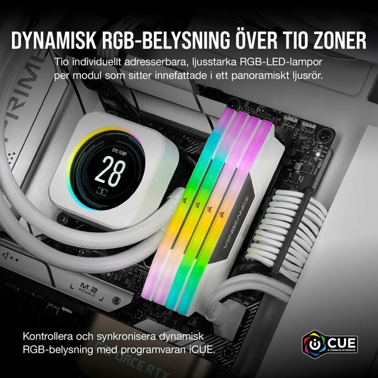 RAM Memory Corsair CMH32GX5M2B6400Z32W DDR5