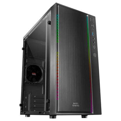 ATX Mini-tower Box Case Mars Gaming MCM Black