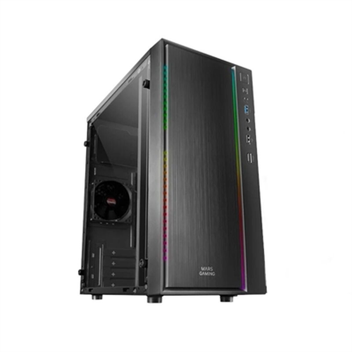 ATX Mini-tower Box Case Mars Gaming MCM Black