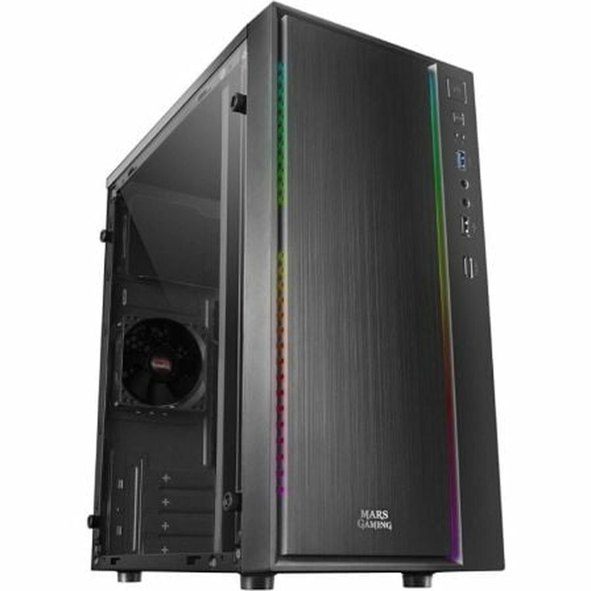 ATX Mini-tower Box Case Mars Gaming MCM Black