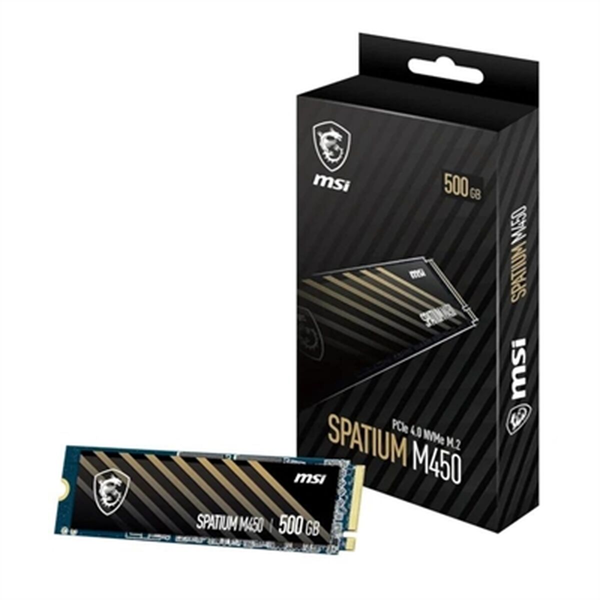Hard Drive MSI SPATIUM M450 PCIe 4.0 NVMe M.2 500GB 500 GB SSD