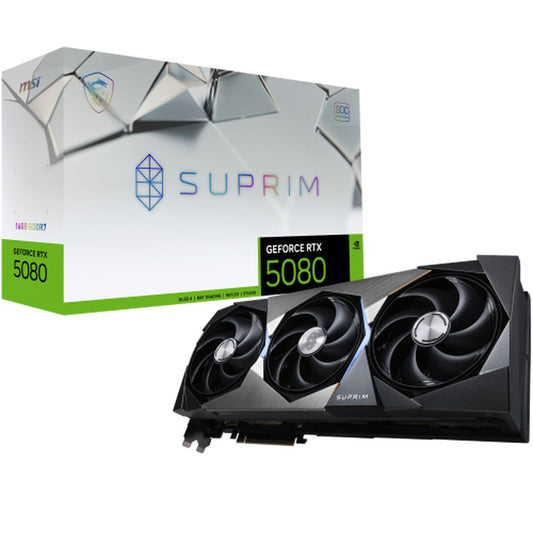 Graphics card MSI GEFORCE RTX 5080 16G SUPRIM SOC 16 GB