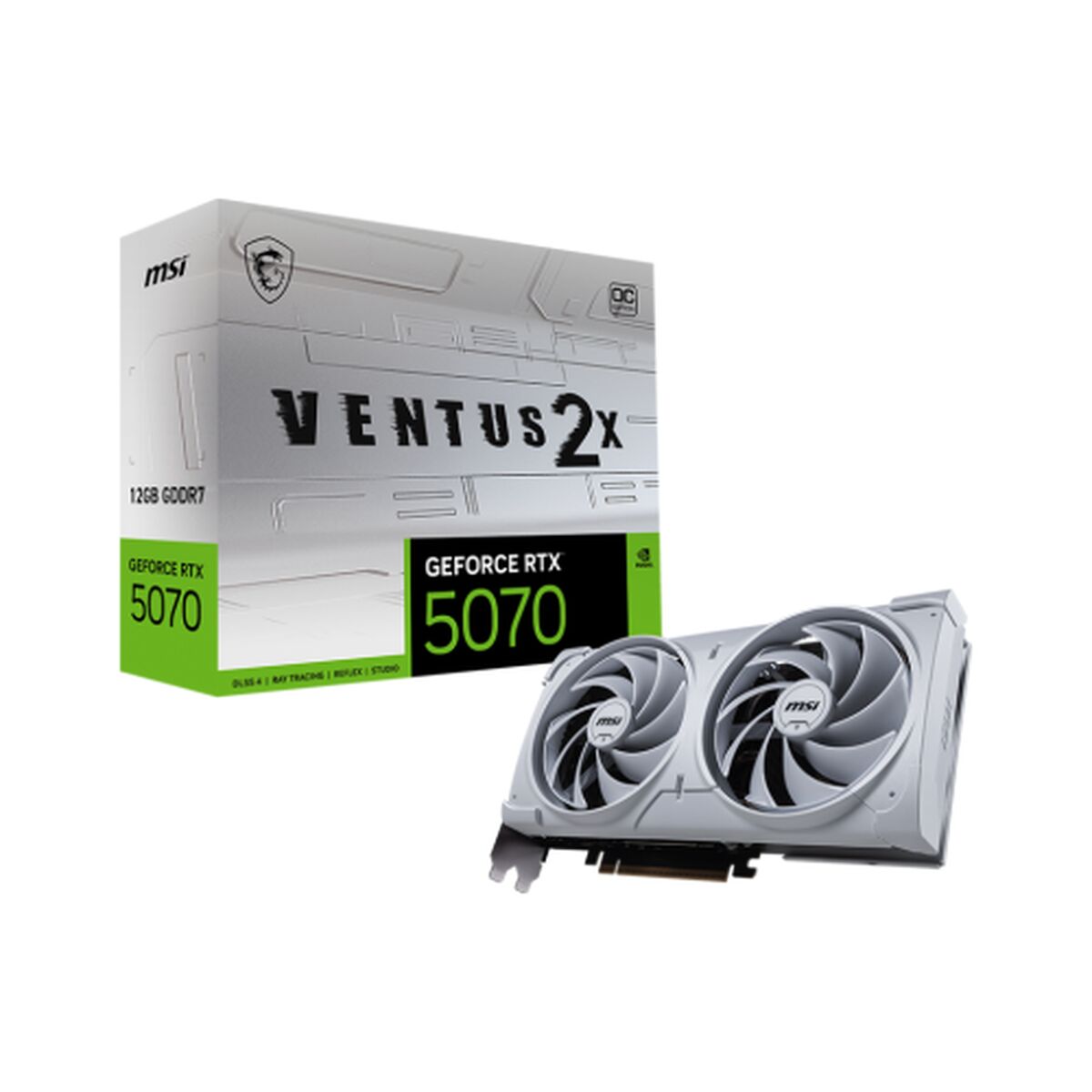Graphics card MSI 912-V532-004 12 GB nvidia geforce rtx 5070 GDDR6X GDDR7