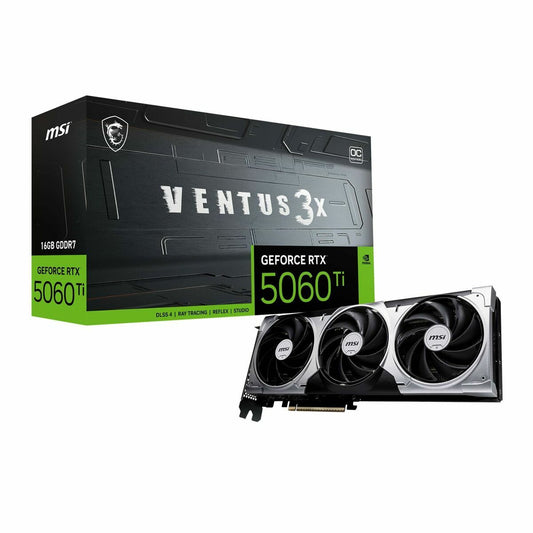 Graphics card MSI 912-V812-077 geforce rtx 5060 ti 16 GB GDDR7