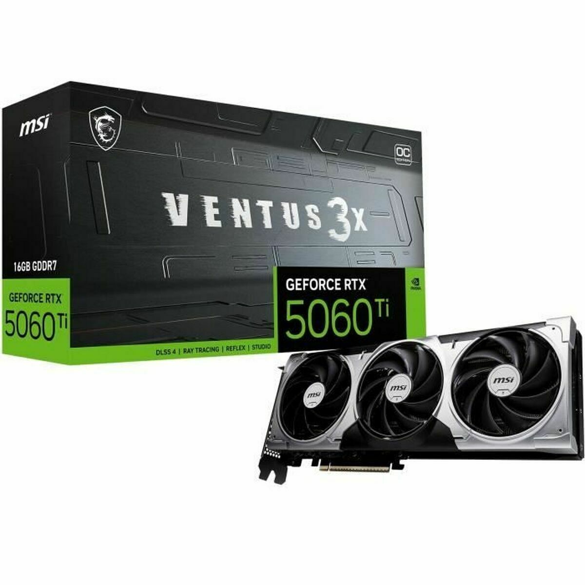 Graphics card MSI 912-V812-077 geforce rtx 5060 ti 16 GB GDDR7