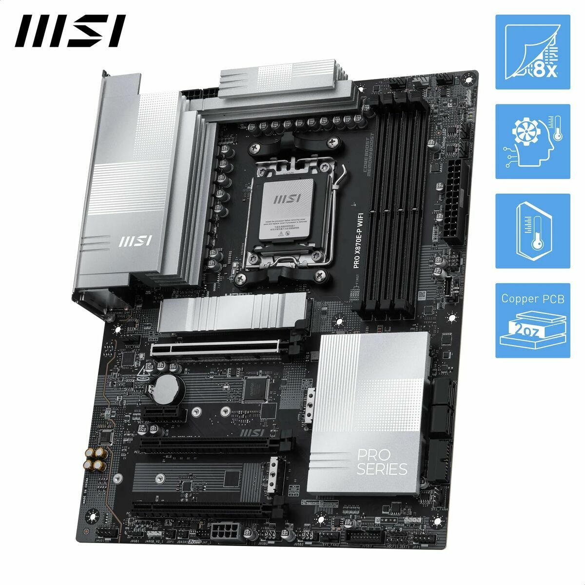 Motherboard MSI 911-7E70-002 AMD X870E AMD AM5