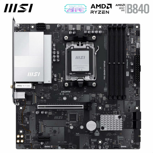 Motherboard MSI PRO B840M-P WIFI6E AMD AM5 AMD