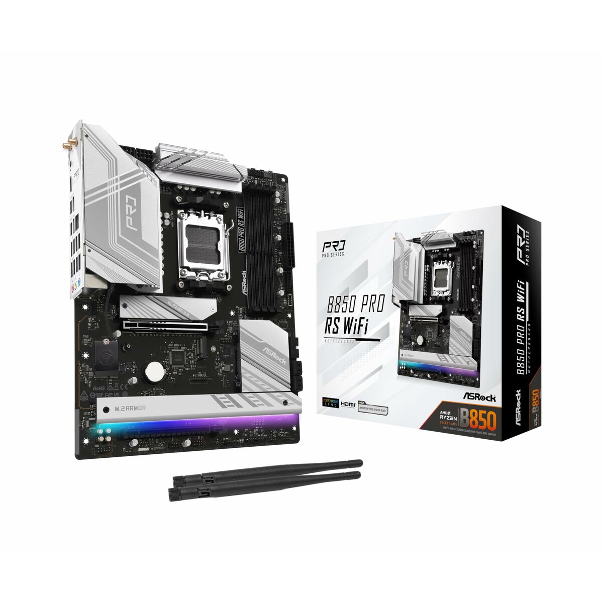 Motherboard ASRock B850 Pro RS WiFi AMD B850 LGA 1151 AMD AM5