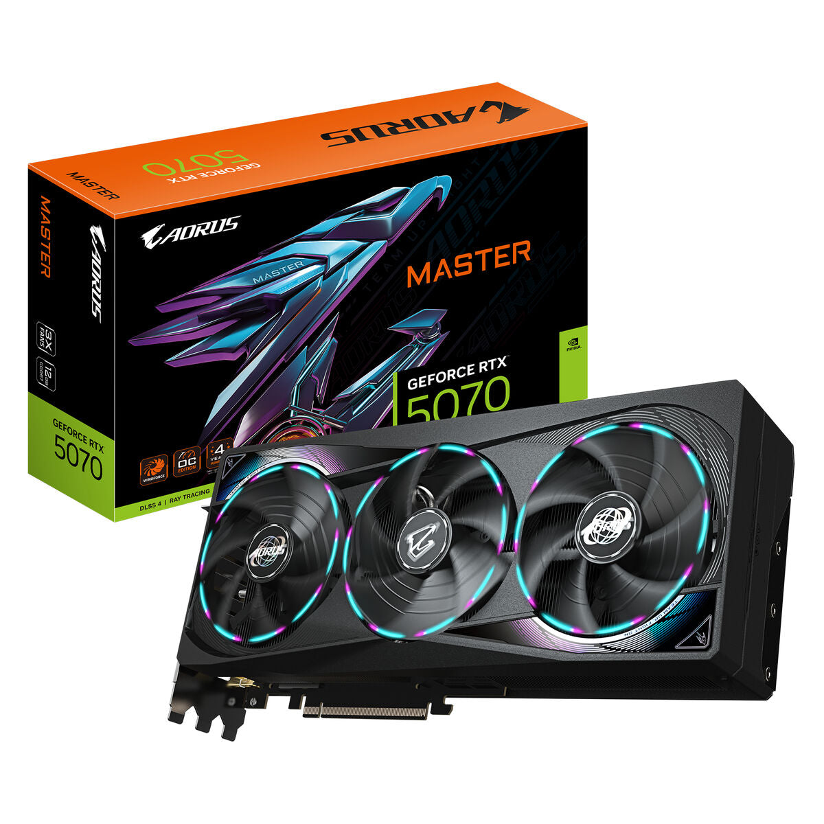 Graphics card Gigabyte GV-N5070AORUS M-12GD nvidia geforce rtx 5070 12 GB GDDR6