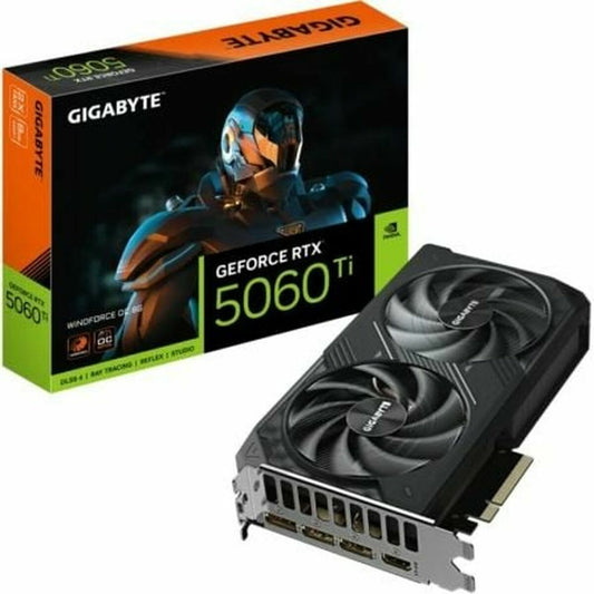 Graphics card Gigabyte GV-N506TWF2OC-8GD 8 GB geforce rtx 5060 ti GDDR6 GDDR7