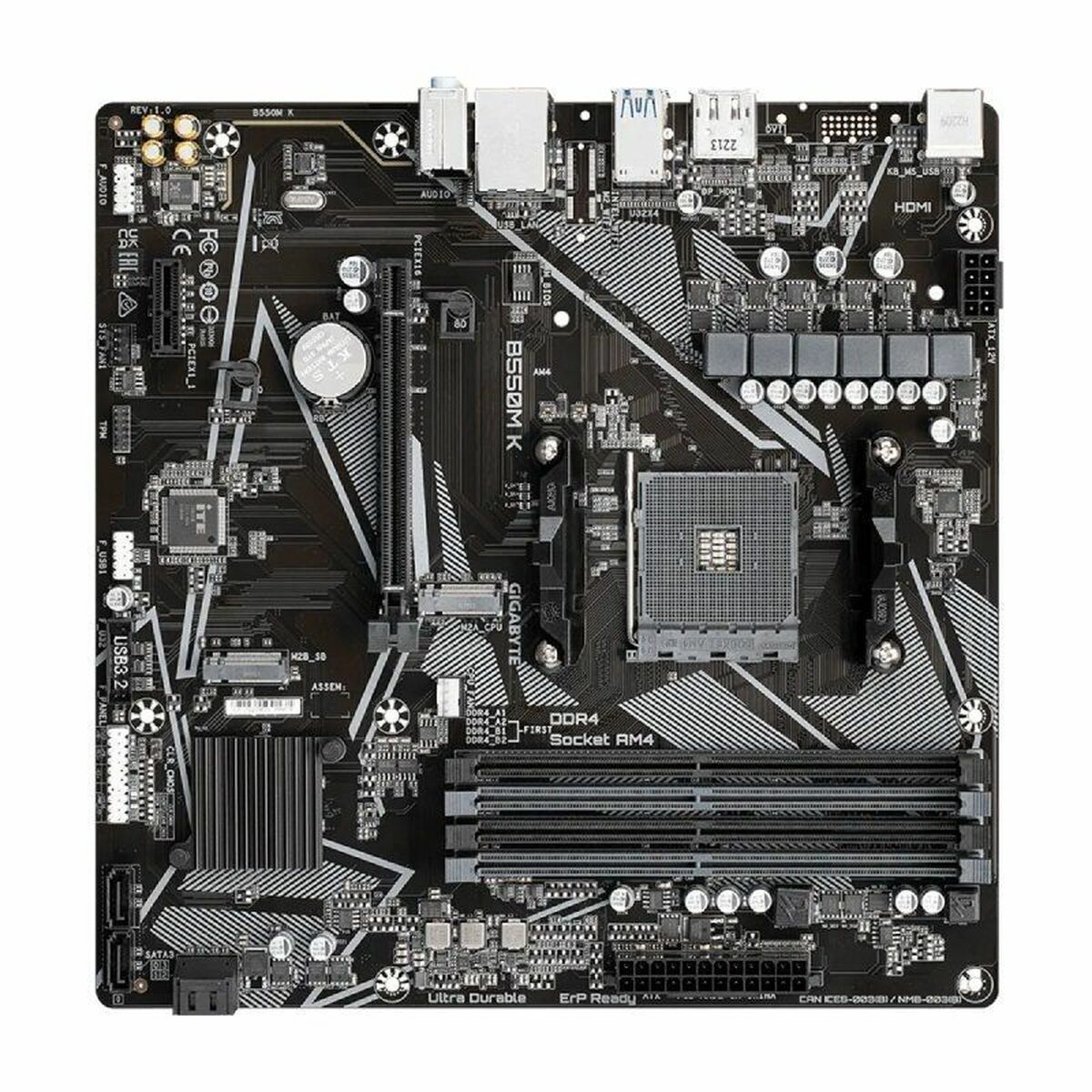 Motherboard Gigabyte AMD B550 AMD AMD AM4
