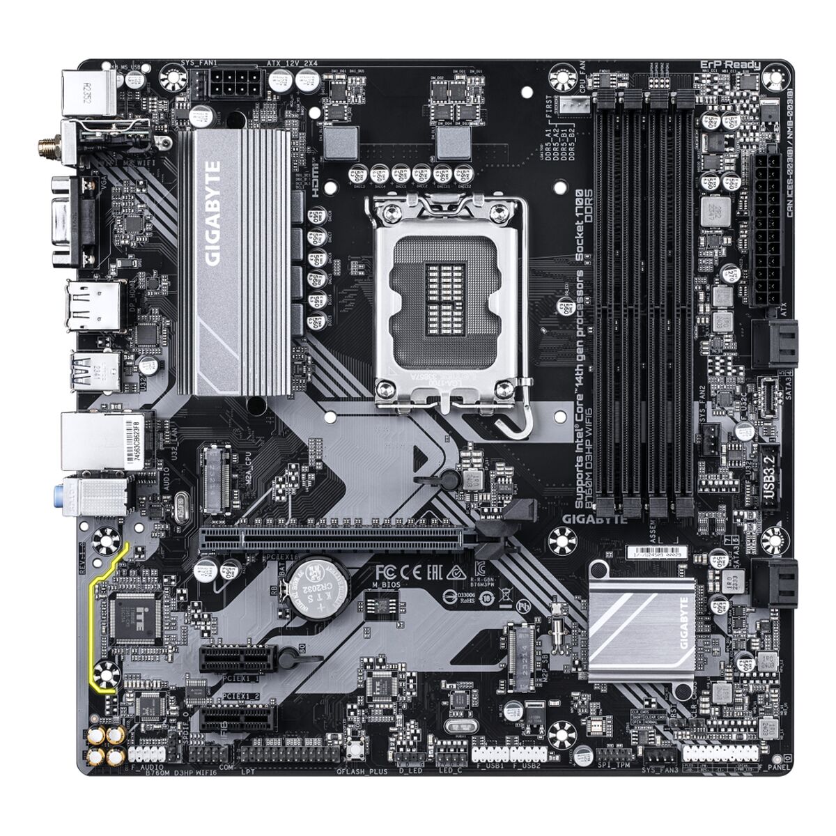 Motherboard Gigabyte 9MB76M3PW-00-G10 INTEL B760 EXPRESS