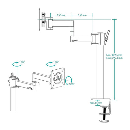 Screen Table Support Arctic AEMNT00061A 43" 40"