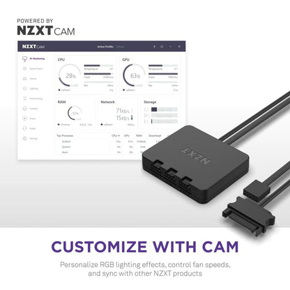 Box Ventilator NZXT RF-D12TF-W1