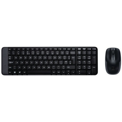 Keyboard and Mouse Logitech 920-003168 Black QWERTY