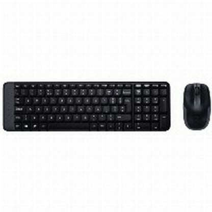Keyboard and Mouse Logitech 920-003168 Black QWERTY