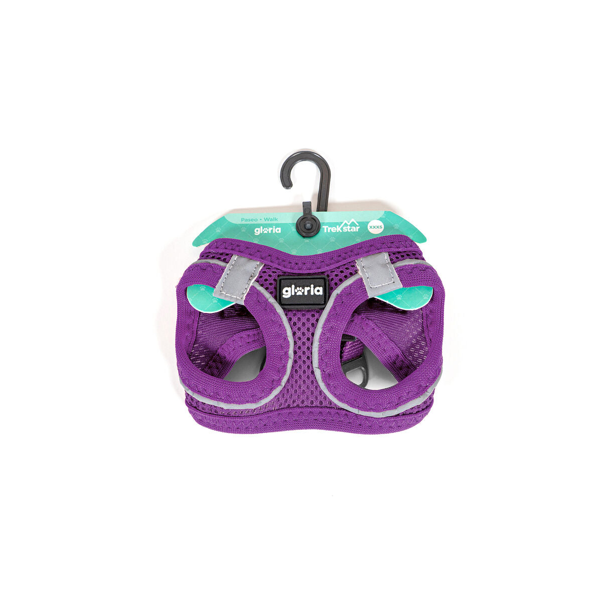 Dog Harness Gloria Trek Star 27-28 cm 31-34,6 cm Purple XS-5