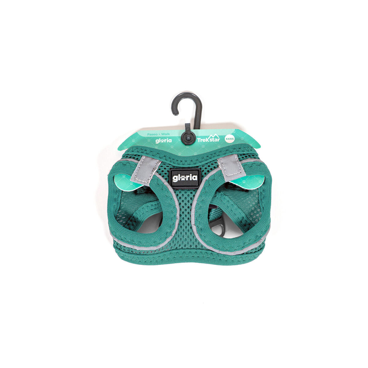 Dog Harness Gloria Trek Star 33,4-35 cm 51-52 cm Turquoise L-3