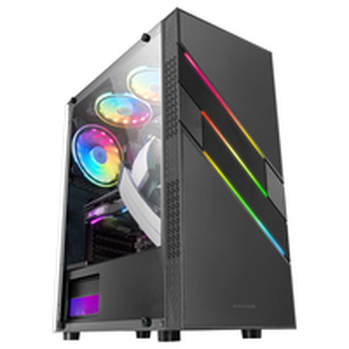 ATX Semi-tower Box Mars Gaming MCU3 Black ARGB
