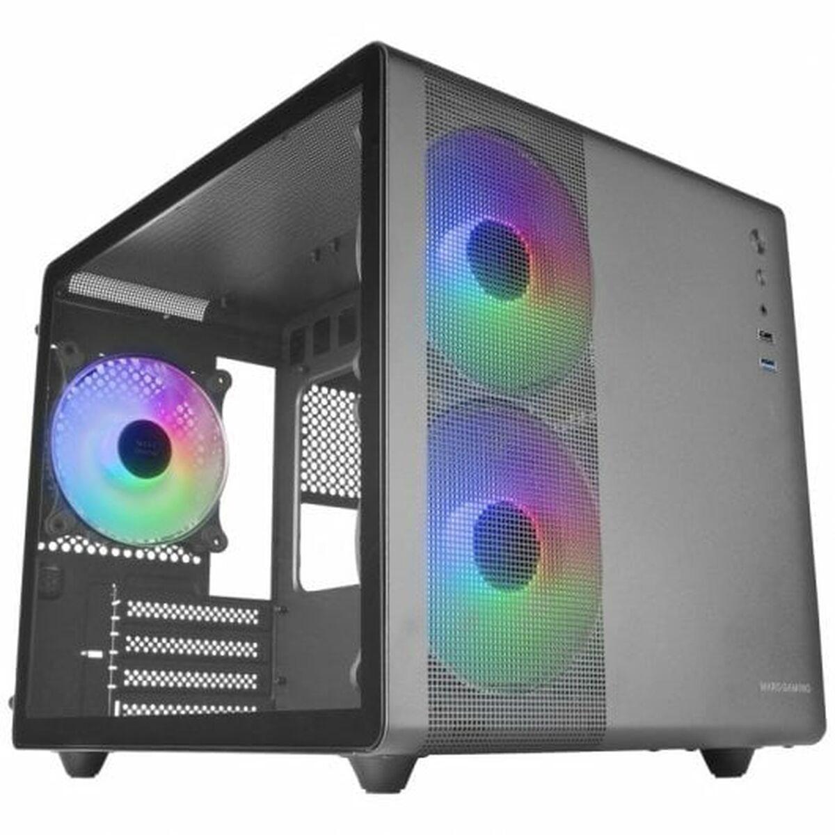 ATX Semi-tower Box Mars Gaming MC400 White Black