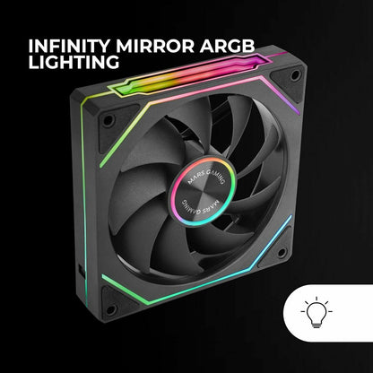 Box Ventilator Mars Gaming MF-LINKFINITYKIT2 Ø 12 cm