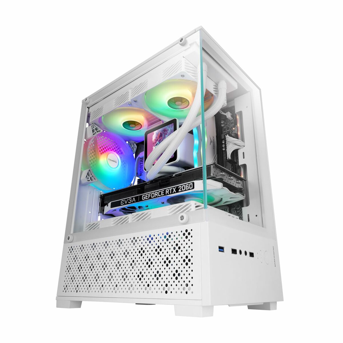 ATX Semi-tower Box Mars Gaming MC-SE2 White