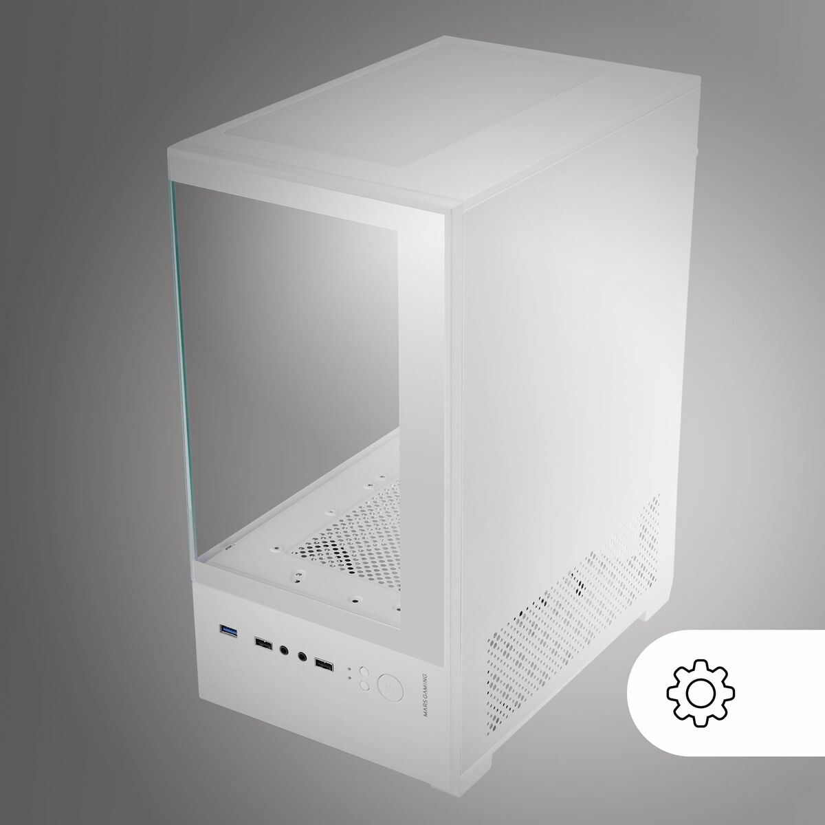 ATX Semi-tower Box Mars Gaming MC-SE2 White