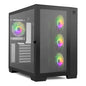 ATX Semi-tower Box Nox-Xtreme NXHUMMERASTRABK Black Ventilator x 4