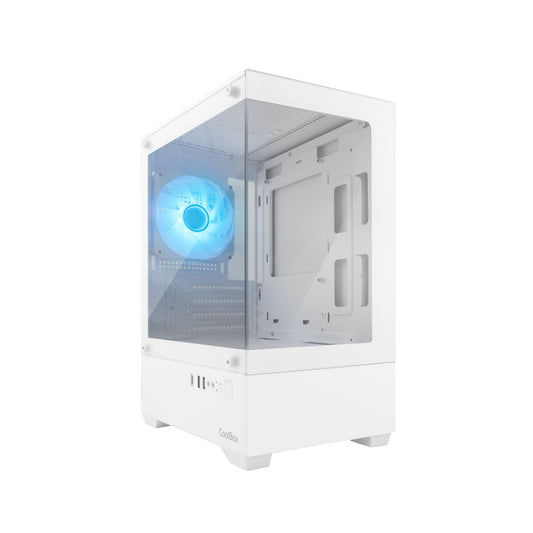 ATX Semi-tower Box CoolBox COO-CHA-GM200W-0 White Green