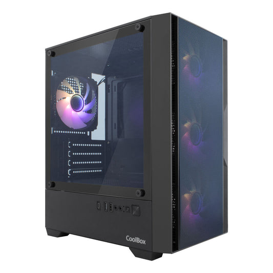 ATX Semi-tower Box CoolBox COO-CHA-GM220B-0 Black