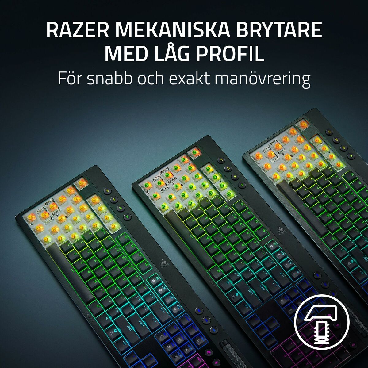 Keyboard Razer RZ03-05270100-R3M1 Black Qwerty US