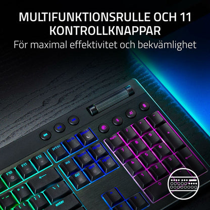 Keyboard Razer RZ03-05270100-R3M1 Black Qwerty US