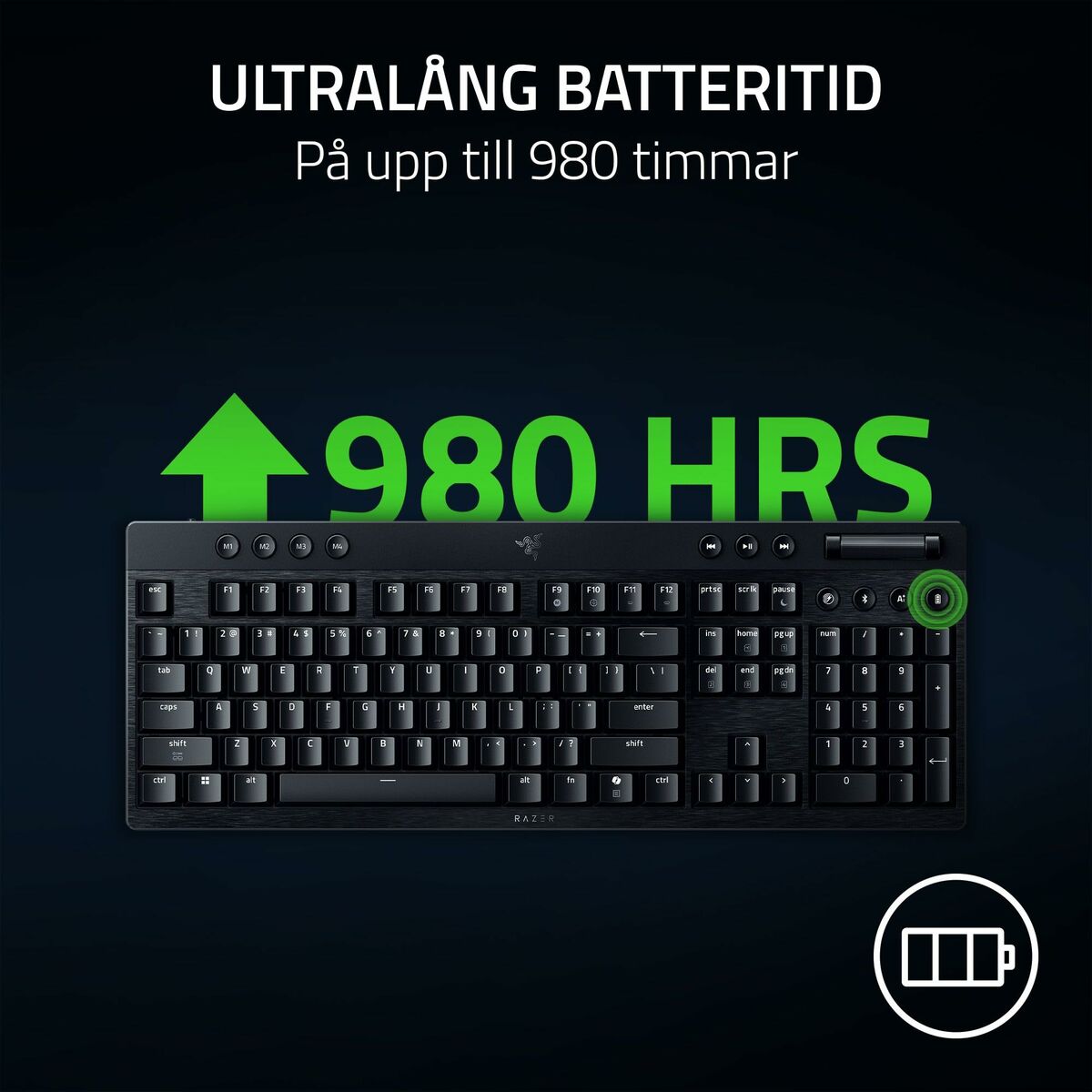 Keyboard Razer RZ03-05270100-R3M1 Black Qwerty US
