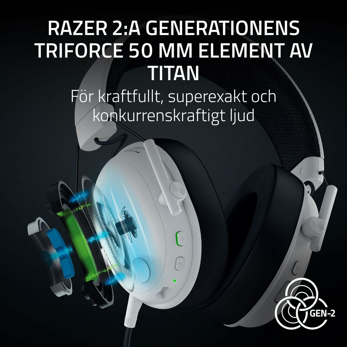 Headphones Razer RZ04-05410400-R3M1 White