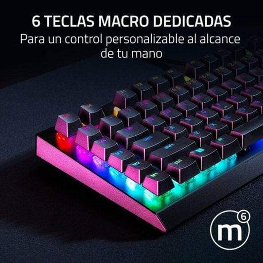 Keyboard Razer BlackWidow V4 X Yellow Switch Black